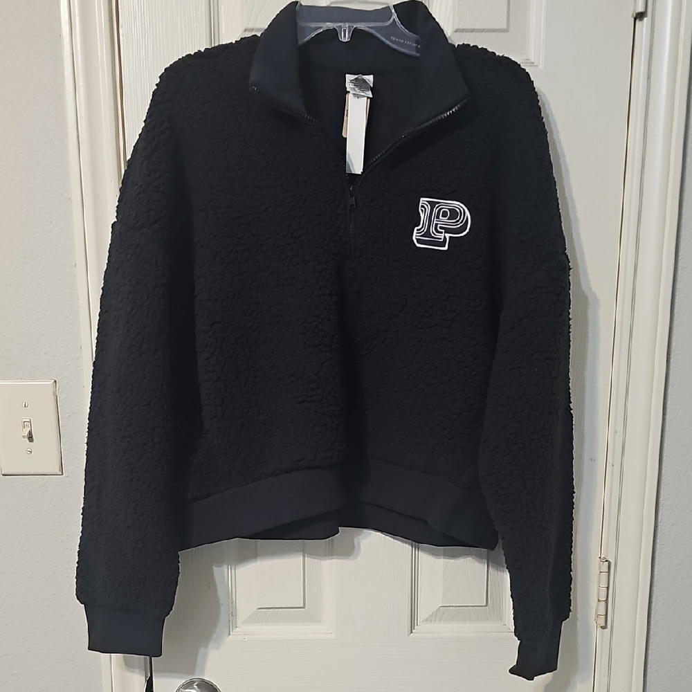 PINK Cozy Fleece Half-Zip Pullover